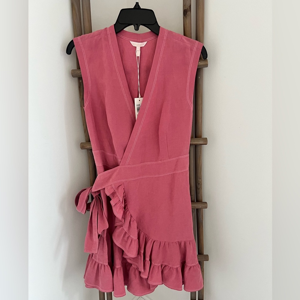 Rebecca Taylor Rose Pink V-Neck Dress